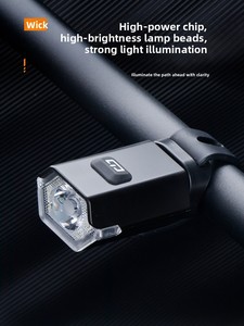 Ensemble d'éclairage arrière USB LED pour vélo Alimentation étanche portable <span class=keywords><strong>de</strong></span> nuit 4 modes 39mm Largeur maximale 30mm pour l'extérieur - Product Image 4