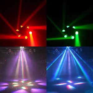 Luz móvil de seis cabezas con mini LED Bee Eye YG MH53W, controlada por voz, para escenarios, KTV, bares, bodas y espectáculos. - Product Image 1