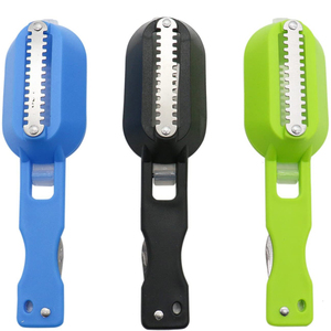 キッチンアクセサリーツールピーラー高速スケーラースクレーパークリーニング魚の皮のスケールブラシスクレイピングシェーバーリムーバー - Product Image 5