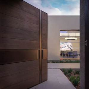 Pivote frontal <span class=keywords><strong>de</strong></span> seguridad Exterior <span class=keywords><strong>de</strong></span> Metal <span class=keywords><strong>de</strong></span> aluminio <span class=keywords><strong>de</strong></span> lujo <span class=keywords><strong>italiano</strong></span> Villa Hotel dormitorio antirrobo puertas señoriales blindadas para casa - Product Image 3