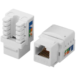 RJ45 Cat6 UTP Keystone Jack 90 gradi