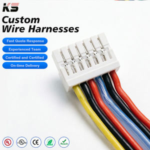 สายเคเบิลประกอบพร้อมหัวต่อ JST GH 1.25 มม. แบบ 6 ขา 28 AWG ตัวผู้-ตัวเมีย ผลิตจากโรงงาน - Product Image 1