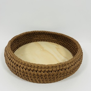 Lit <span class=keywords><strong>pour</strong></span> animaux de compagnie en <span class=keywords><strong>crochet</strong></span> de corde fait main sur mesure, lit doux en tricot <span class=keywords><strong>pour</strong></span> <span class=keywords><strong>chien</strong></span>, lit-caverne tubulaire géant en coton tricoté à la main <span class=keywords><strong>pour</strong></span> chat - Product Image 5