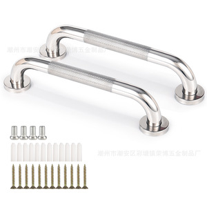 Barre d'appui moletée en acier inoxydable Rongbo, capacité de charge 120 kg, pour la sécurité dans la salle de bain - Product Image 3