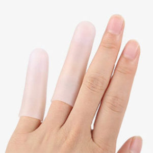 Protège-doigts en <span class=keywords><strong>silicone</strong></span> 2*4cm anti-dérapant Protège-doigts en <span class=keywords><strong>silicone</strong></span> pour l'artisanat - Product Image 1
