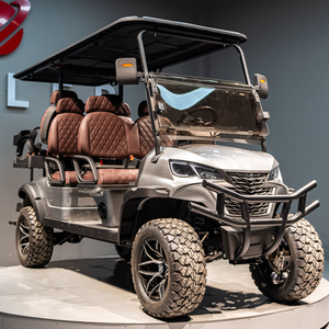 Voiturette de <span class=keywords><strong>golf</strong></span> électrique Kepler <span class=keywords><strong>ultra</strong></span>-silencieuse, à économie d'énergie, 6 places, avec châssis en acier robuste, sièges antidérapants, moteur AC, éclairage LED, certifiée CE/DOT - Product Image 3