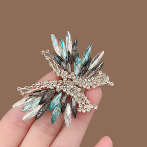 Exquisitos Broches de Mariposa para Mujer, Broches de Cristal de Lujo para Niñas, Accesorios de Ropa con Pedrería, Joyería, Regalo - Product Image 5