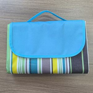 Portable 600D Oxford Cloth Camping Lawn <b>Mat</b> Waterproof Thickened Lattice Foldable Moisture-Proof for Outdoor Picnic - Product Image 1