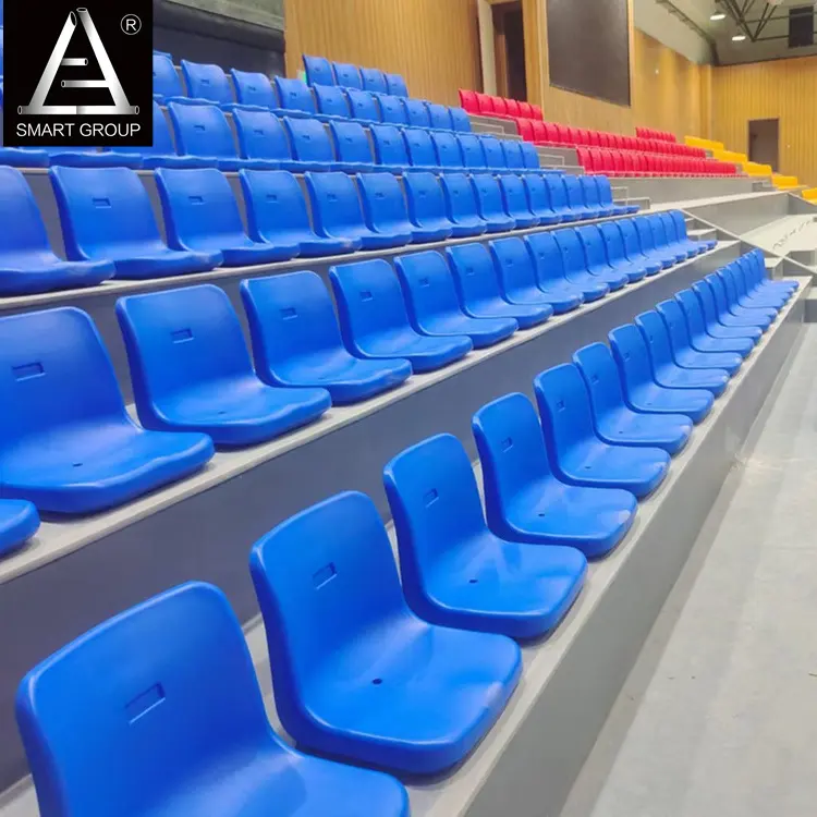 2024卸売スポーツスタジアム屋外屋内固定コンクリートブロー成形HDPE漂白剤プラスチックスタジアムシートチェア