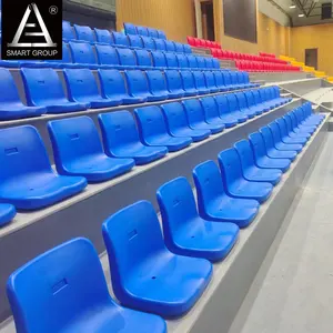 2024 Atacado Estádio de Esportes ao Ar Livre Interior Fixado em Moldagem por sopro de concreto Arquibancada de plástico HDPE Cadeira de Estádio