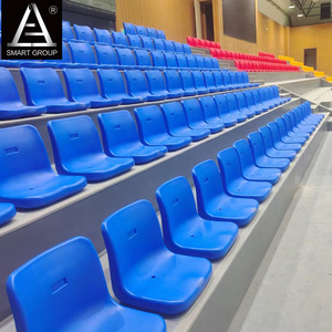 2024 ขายส่ง<span class=keywords><strong>สนาม</strong></span>กีฬากลางแจ้งในร่มคงที่บนคอนกรีตเป่าแม่พิมพ์ HDPE Bleachers <span class=keywords><strong>เก้าอี้</strong></span>ที่นั่งสนามกีฬาพลาสติก - Product Image 1
