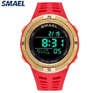 Montre pour homme SMAEL 1915, sport de luxe, affichage numérique LED, résistante à l'eau 5ATM, charme tendance, plastique - Product Image 2