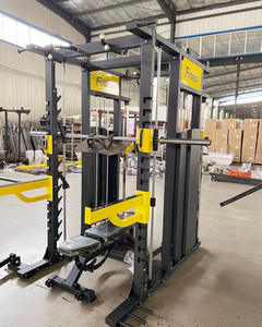 Hoge Kwaliteit Fitnessapparatuur <span class=keywords><strong>Multi</strong></span> <span class=keywords><strong>Power</strong></span> Rack Body Building Commerciële Apparatuur Functionele Trainer Smitmachine - Product Image 6