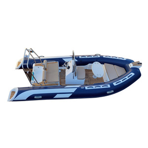 Gommone RIB 480 in Hypalon/PVC con Scafo in Fibra di Vetro, Barca Gonfiabile per Pesca e Divertimento Acquatico - Product Image 2