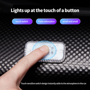 <strong>Mini</strong> Wireless Car Interior Lighting LED Auto Roof Ceiling Reading Lamp for <strong>Door</strong> Foot Trunk Storage USB Charging Touch <strong>Light</strong> - Product Image 3