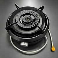 Réchaud à gaz rond pour le camping, ustensiles de cuisine de camping en plein air, accessoires pour barbecue