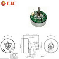 Fabricant OEM ODM de moteurs, moteur BLDC 6121, moteur BLDC à rotor externe pour purificateur d'air/désinfecteur d'air