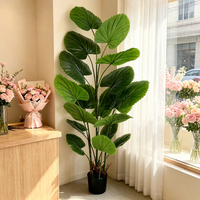 Dekorative Hochzeitsgeschenke Künstliche Palme Faux-Palmen-Bonsai-Pflanze für Innenräume Zuhause Büro Hotel Blumenarrangements Raumdekoration