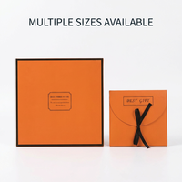 Cajas de Regalo Personalizadas de Alta Gama para Ropa, Alimentos, Bufandas y Ropa Interior, Estilo Sobre, Papel Kraft, Cartón Blanco