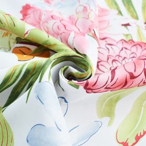 Rideau court de poche à fleurs, 3 pièces, ensemble de tiges, avec valance, cuisine fini, café, cuisine pour salle de cuisson - Product Image 3