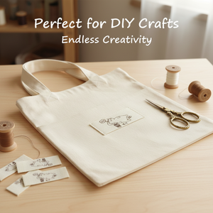 Custom Brand <b>Name</b> Non-Woven No Fold Stitch <b>Labels</b> Tags for Clothes Bags Shoes-Washable - Product Image 5