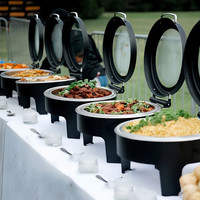 Matériel de restauration et d'hôtellerie, réchauds en acier inoxydable noir 201, capacité 6L, chauffe-alcool, buffet, traiteur, marque RRR