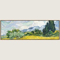 Peinture murale encadrée inspirée de Van Gogh, style Monet, pour chambre à coucher, chevet, salon, décoration minimaliste impressionniste