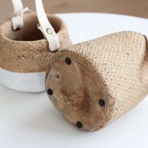 Design tissage vintage ciment moden <span class=keywords><strong>petit</strong></span> pot de fleur décoratif pour la décoration intérieure - Product Image 6