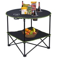Offres Spéciales En Gros Personnalisé Pliable Camping En Plein Air Table Pliante Avec Sac De Transport Barbecue Pêche Camping Table De Pique-Nique
