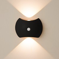 Lampe murale magnétique sans fil à capteur infrarouge LED, rechargeable, détection de présence humaine, lumière d'ambiance pour chambre à coucher et salon, veilleuse