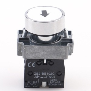 YHBS-XB2-22B Automatic Reset Button <b>Switch</b> 22mm Aperture IP65 220V ABS Material Industrial Control & Automotive Electronics Use - Product Image 2