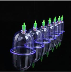 Set bekam Cina profesional, Set 12 buah bekam terapi akupuntur, Set bekam Hijama hisap dengan pompa magnet vakum - Product Image 3