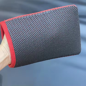 قفاز شبكي من الطين للسيارة لتفاصيل الغسيل السحري للسيارة قفاز صلصال بدون خدش لتنظيف وتلميع السيارات والعجلات - Product Image 1