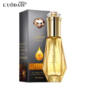 LUODAIS Diamond Perfume Hair Essential Oil Treatment Pure Argan Moisturizer Repair Hair Serum