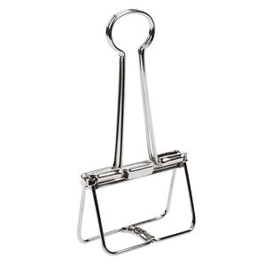 モダンな人気オフィス文具スクエア春ロングテールバインダークリップレインボーカラー学校用金属クリップ - Product Image 5