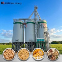 Silos in Acciaio per Stoccaggio di Grano, Mais e Cacao