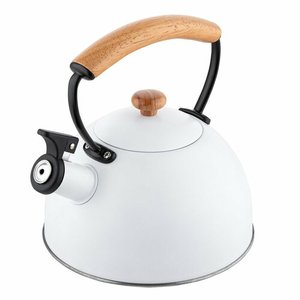 Factory Stovetop Whistling <strong>Kettle</strong> 2.5L Stainless Steel <strong>White</strong> Color Whistling Tea <strong>Kettle</strong> for Induction Cookers Gas Boiling - Product Image 5