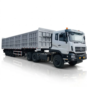 Low Price High Quality Durable 4 5Axle Heavy Duty Side Tipper Semi Trailer Hydraulic Dump <b>Truck</b> Best Selling Bauxite Coal Sand - Product Image 1