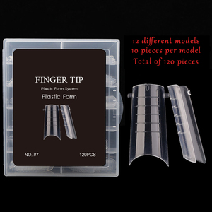 120 Moldes Duales Reutilizables para Uñas de Construcción Rápida, 12 Tamaños, Puntas de Gel para Extensión de Uñas, para Arte de Uñas DIY - Product Image 2
