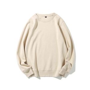 Sweat-shirt à col rond en coton épais de haute qualité, impression en relief, logo personnalisé, graphique surdimensionné brodé – Grande Vente - Product Image 4