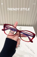 Nouvelle Collection 2026 – Lunettes Œil de Chat Style Ins Anti-Lumière Bleue avec Monture Plate en TR Propionate pour le Streetwear