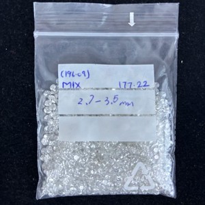 Diamantes Sueltos Cultivados en Laboratorio, Precio al por Mayor, Claridad DEF VVS VS2, Tamaño 3~4mm, Procesados por HPHT <span class=keywords><strong>y</strong></span> CVD para Joyería - Product Image 2