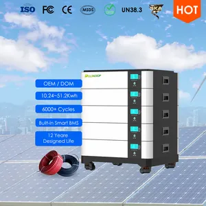 Delong enerji lityum güç duvar 10KWh güç Lifepo4 pil 48V 100Ah 200Ah ev güneş enerjisi sistemi pil