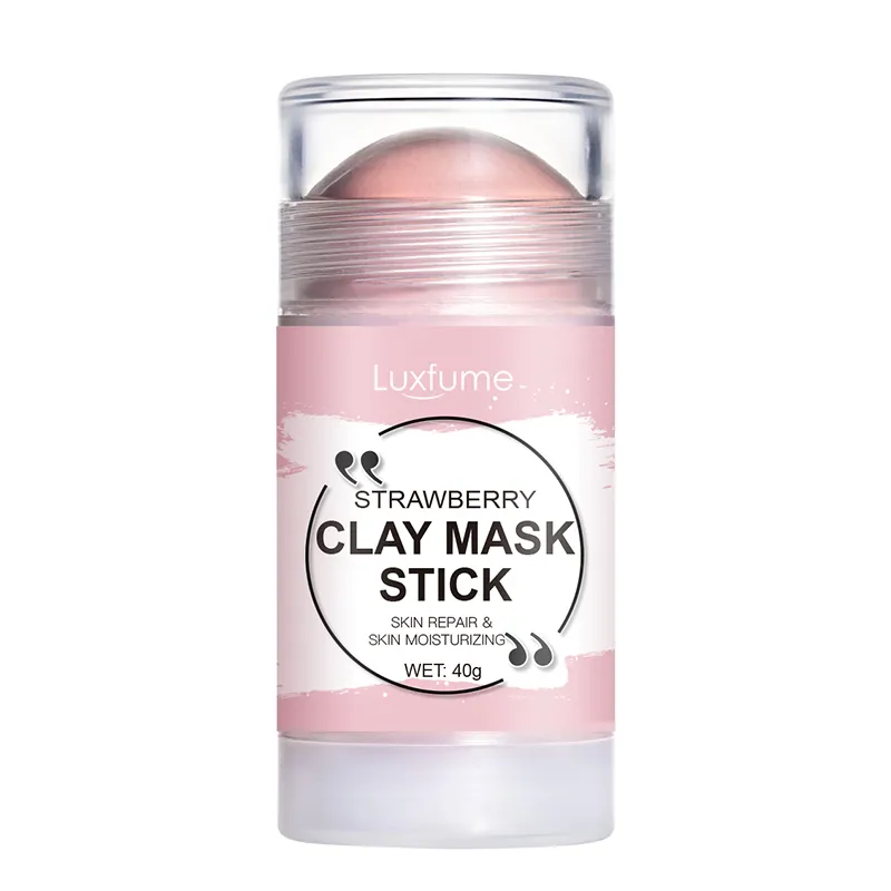 Private Label Natural Skin Care Products Clay Facial Mask Stick With Pink Clay