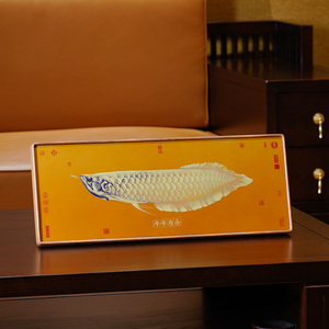 Ornements décoratifs en laiton pour aquarium de poissons rouges, peinture artisanale pour table, adaptés à l'entrée et au salon, arts métalliques - Product Image 3