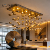 Lustre en cristal en spirale pour hall d'hôtel, villa, escalier plat, lustre LED personnalisé, léger et simple