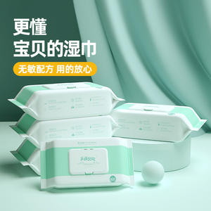 Toallitas húmedas para bebés certificadas por SGS, 80 unidades por paquete, extra gruesas, para limpieza de manos y boca de recién nacidos, origen Yiwu, calidad superior - Product Image 2