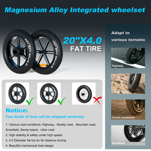 Bicicleta Eléctrica Plegable <span class=keywords><strong>GOSEN</strong></span> de 750W, 48V, 15AH, con Llantas Gruesas de 20 Pulgadas, Suspensión Completa, Todoterreno, para Montaña, Nieve, para Adultos - Product Image 3