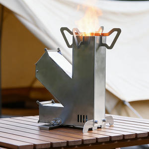 INBESTCAMP Poêle à <span class=keywords><strong>bois</strong></span> pliable multi-usages pour le trekking, la survie, le <span class=keywords><strong>bushcraft</strong></span> et l'extérieur - Product Image 1