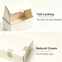 Boîte d'expédition en carton ondulé en papier kraft écologique OEM avec logo personnalisé en feuille d'or pour emballage cadeau de luxe